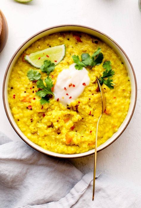 Kitchari: The Ayurvedic Healing Meal Kitchari Recipe, Savoury Meals, Best Risotto, Ayurvedic Healing, Veggie Dinner, Fall Recipes Healthy, Mung Bean, No Calorie Foods, Rich In Protein