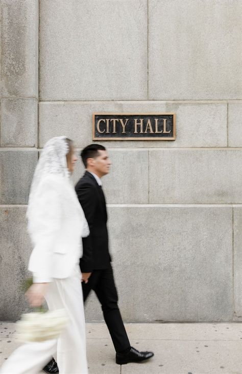 City Hall Elopement | Chicago Wedding Photographer | Destination Elopement | Vivienne Westwood City Hall Wedding Outfit, Chicago City Hall, Courthouse Marriage, Chicago Makeup, Sf City Hall Elopement, Nyc City Hall Wedding, City Hall Wedding Dress, City Hall Wedding Photos, Sf City Hall Wedding