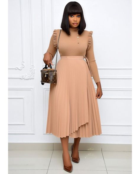 🇳🇬 Andria's World on Instagram: “Nude Bandage Top One Size (8-12) N7500 Nude Pleated Wrap Skirt UK10-14 N11500” Wrap Around Pleated Skirt, Nude Skirt, Bandage Top, Wrap Skirt, Pleated Skirt, Two Piece Skirt Set