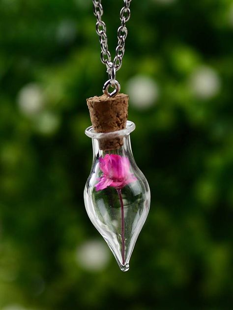 Bottle necklace diy