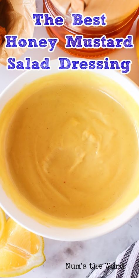 Homemade Honey Mustard Dressing, Honey Mustard Salad, Mustard Salad, Honey Mustard Salad Dressing, Mustard Salad Dressing, Best Salad Dressing, Honey Mustard Recipes, Honey Mustard Dipping Sauce, Delicious Salad Dressings