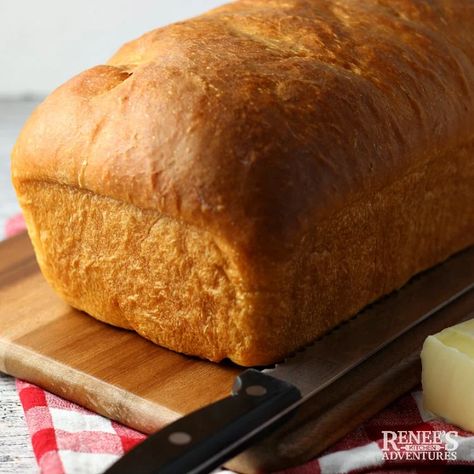 Soft White Bread Recipe. Perfect homemade soft loaf for sandwiches and more. Bread Recipes Simple, Soft White Bread Recipe, Soft Loaf, Soft White Bread, Recipes For Bread, White Bread Recipe, Oatmeal Bread, Recipe Generator, Best Bread Recipe