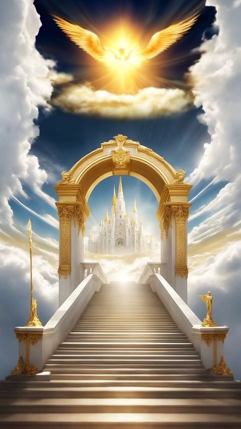 Jesus Movie, Heaven Pictures, Heaven Wallpaper, Muslim Photos, Church Media Design, Jesus Drawings, Best Nature Images, Heaven's Gate, Jesus Christ Artwork