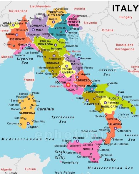 Descubre toda la información sobre el mapa de Italia físico y político, sus regiones y provincias, sus ríos, montañas, islas o volcanes Italy Abroad, Map Of Italy Cities, Map Of Italy Regions, Must See Italy, Best Places In Italy, Map Of Italy, Italy Itinerary, Living In Italy, Explore Italy