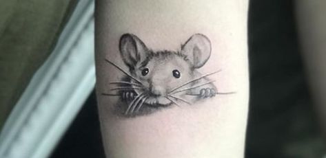 50+ Coolest Mouse Tattoo Ideas | PetPress Winston Tattoo, Small Mouse Tattoo, Little Mouse Tattoo, Small Rat Tattoo, Mouse Tattoo Cute, Cute Mouse Tattoo, Cute Rat Tattoo, Mice Tattoo, Mouse Tattoo Design