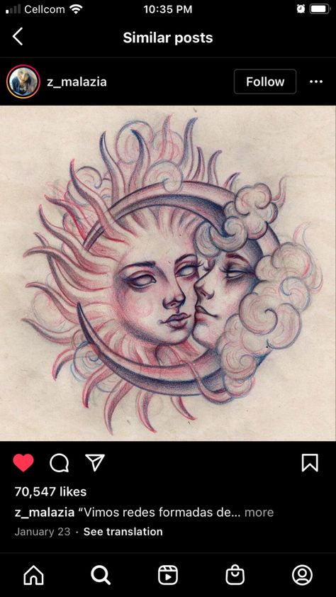 Eclipse Tattoo, Luna Tattoo, Moon Sun Tattoo, Sun And Moon Tattoo, Sun Tattoo Designs, Sun And Moon Drawings, Moon Tattoo Designs, Sun Tattoos, Tattoo Stencil Outline