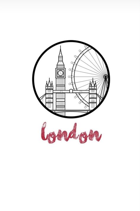 Europe Instagram Highlight Cover, London Instagram Highlight Cover, Instagram Highlight Covers Countries, Bicycle Tattoo, London Wallpaper, Silhouette Cameo 4, London Icons, Instagram Storie, London Logo