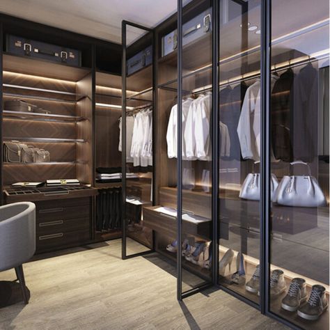 CBM-WIC-015 Walking Closet Glass Door, Modern Luxury Walk In Wardrobe, Wardrobe Design Glass Door, Walk In Wardrobe Glass Doors, Walk In Closet Glass Doors, Glass Walk In Closet, Closet Glass Doors, Modern Luxury Walk In Closet, Glass Door Closet