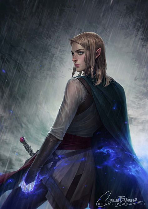 Charlie Bowater: 18 Enchanting Fantasy Art and Illustrations Charlie Bowater, Elf Female, Queen Of Shadows, Fantasy Things, Throne Of Glass Fanart, Art Harry Potter, Aelin Ashryver Galathynius, Aelin Galathynius, Throne Of Glass Books