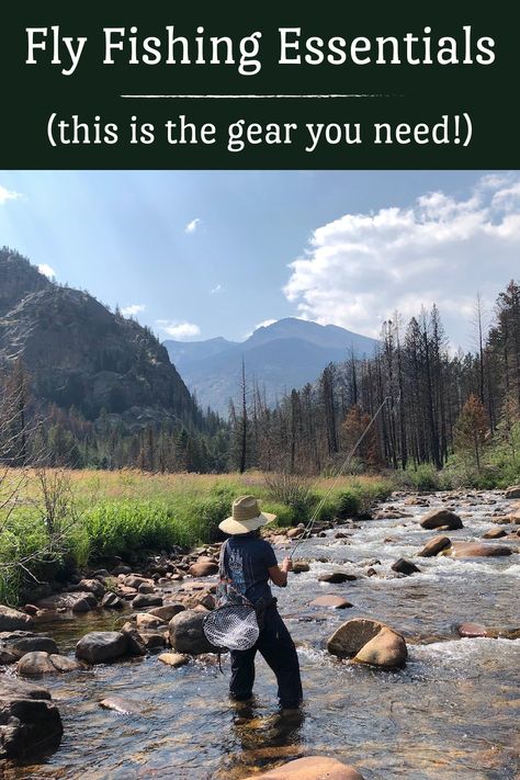 Taking up fly fishing? Here are some essential items and gear you should have for your first few times on the water. Check out my recommendations as a newbie angler! Women Fly Fishing, Fishing Essentials, Types Of Sunglasses, Orvis Fly Fishing, Fishing Boots, Fly Fishing Net, Fishing Shop, Fly Fishing Gear, Fishing Guide