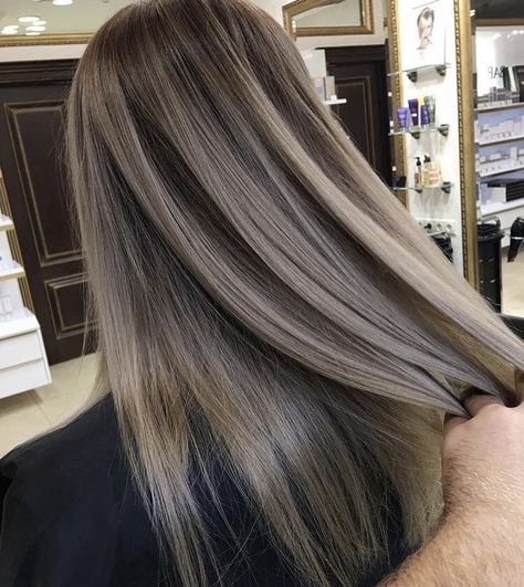 Dark ash blond with almost silver tones to take out the warmth of the light brown dark ash blond hair. Ash Hair, Perfect Hair Color, Ash Hair Color, Ash Brown Hair, Ash Blonde Hair, Brown Hair Balayage, Brown Blonde Hair, Brown Hair With Highlights, Hair Color Balayage