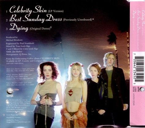 celebrity skin cd single back Hole Band, Pretty On The Inside, Hole Courtney Love, Celebrity Skin, Sunday Dress, Soul Jazz, Record Shop, Courtney Love, House On The Rock