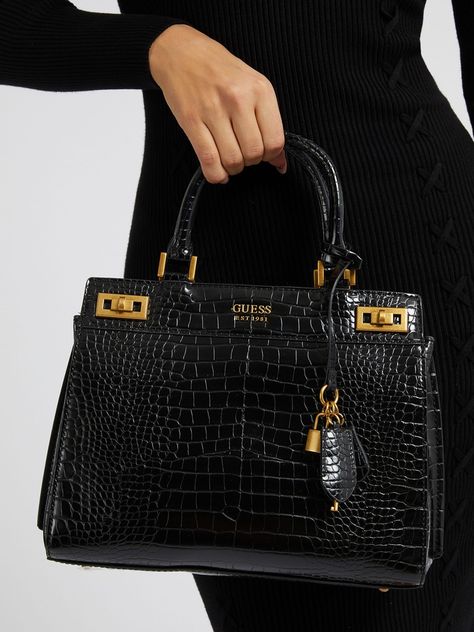 Guess - Women's Bag Guess Bags Black, Guess Shoulder Bag, Formal Bag, Marc Jacobs Wallet, Crafted Bag, Timeless Bags, Life Vision, Vintage Tote Bag, Everyday Casual Outfits