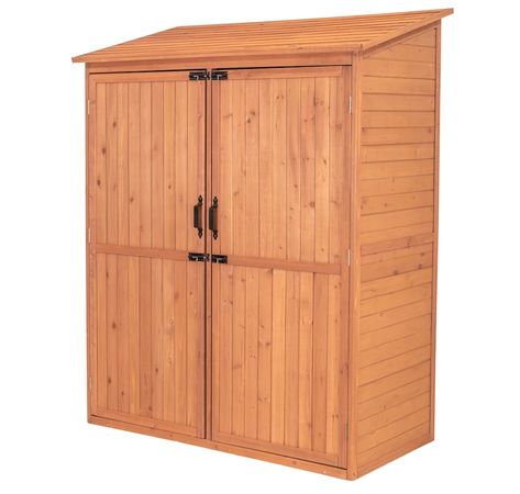 tsc.ca - Leisure Season Storage Shed with Pull-Out Crates Outdoor Storage Shed, Lean To, Mud Room Storage, Small Closets, Home Storage Solutions, Utility Storage, Apartment Organization, Shop Storage, Outdoor Storage Sheds