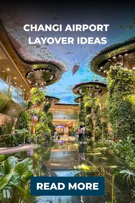 Get the best ideas for your Changi Airport layover. Save this pin and explore more on the blog! Airport Layover, Changi Airport Singapore, Mirror Maze, Changi Airport, Visit Singapore, Indoor Waterfall, Rock Climbing Wall, New Zealand North, Free City