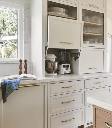 13 Kitchen Trends You Will See This Fall 2024 Emily Henderson Kitchen, Hide Appliances, Baking Room, Kitchen Cabinet Organization Ideas, Counter Clutter, Appliance Garage, Hidden Kitchen, Neutral Kitchen, Kitchen Organization Ideas