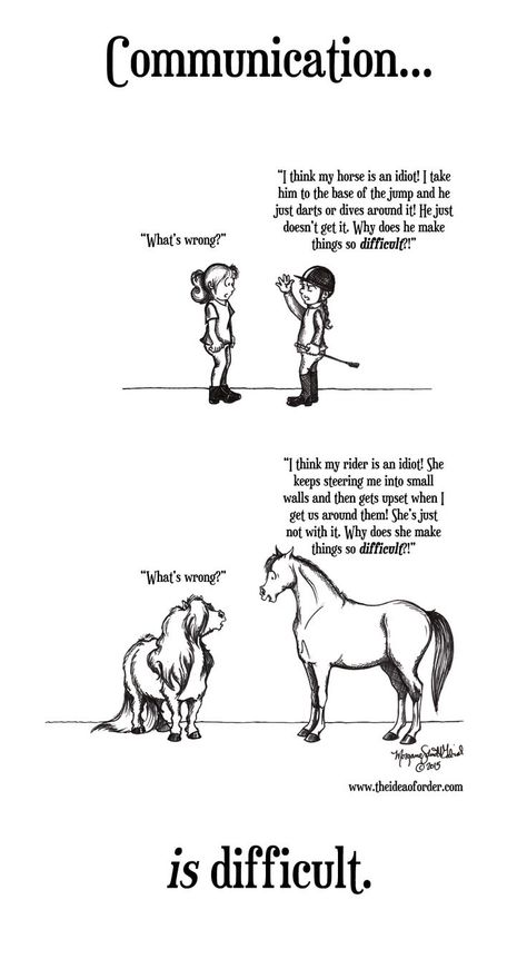 Ah, if only our equine partners could understand language and possessed verbal skills. While I'm positive I'd rather not have to hear how measly their rations are or how they'd prefer not to work today thank-you-very-much, it would be nice if we could just explain to them verbally exactly what we're trying to get them to do. I'm sure it would clear up quite a bit for all of us involved. ;)  horse quotes #horses Equestrian Memes, Horses Funny, Funny Horse Memes, Horse Memes, Horse Quotes Funny, Horse Jokes, Funny Horse Pictures, Horse Riding Quotes, Equestrian Quotes