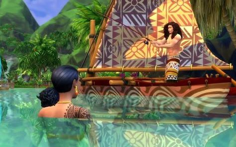 Sims 4 Expansion Packs, The Sims 4 Island Living, Sims 4 Island Living, Sims 4 Ps4, Mermaid Pose, Water Skis, Mermaid Cove, Mermaid Room, Free Sims 4