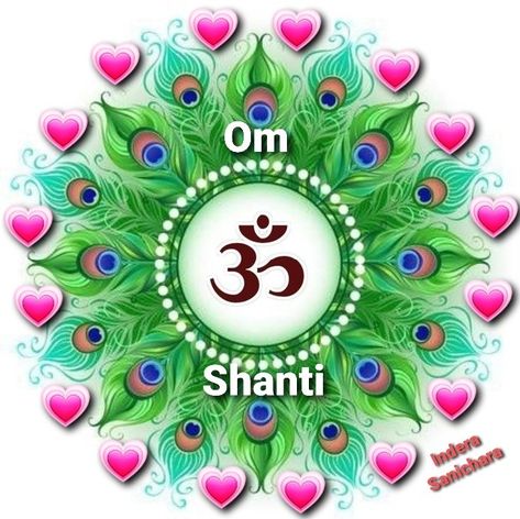 Om Shanti. 🕉 Shanti Quotes, Om Shanti Quotes, Good Morning Clips, Om Shanti, Om Shanti Om, Graphic Design Studios, Core Values, Religious Quotes, Custom Logo Design