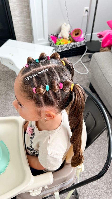 Yohana Hall on Instagram: “⁣ .⁣ .⁣ .⁣ .⁣ .⁣ #toddlerhairstylesideas #toddlerhairideas #toddlerhairstyle #toddlerhairfashion #hairtutorial #toddlerhairmodel…” Baby Girl Hairstyles Curly, Easy Toddler Hairstyles, Cute Toddler Hairstyles, Kids Hairstyle, Easy Little Girl Hairstyles, Girly Hairstyles, Girl Hair Dos, Lil Girl Hairstyles, Girls Hairstyles Easy