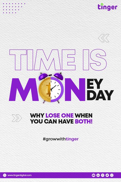 Monday Creative Ads, Advertising Ideas Marketing, Typography Quotes Inspirational, Money Monday, Social Media Campaign Design, Digital Advertising Design, Instagram Branding Design, Social Media Website, Photoshop Tutorial Typography