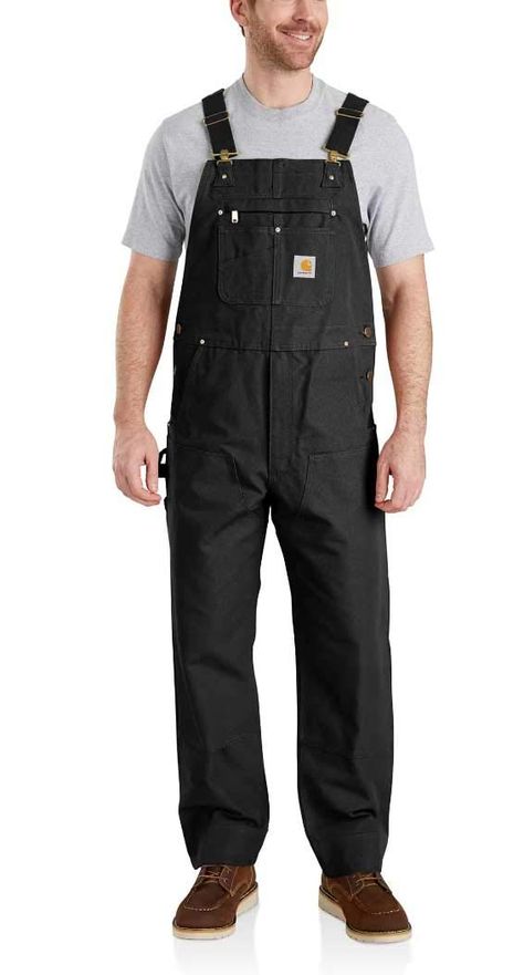 PRICES MAY VARY. Carhartt Company Gear Collection The updated version of Carhartt classic R01 bib was built with feedback from Carhartt consumers. 12-ounce, 100 percent ring-spun cotton duck Adjustable front-elastic suspenders Bib pocket with zipper closure holds electronics securely Two additional storage pockets; one with pen stall Carhartt-strong, triple-stitched main seams Carhartt Bibs, Carhartt Overalls, Carhartt Pants, Safety Clothing, Bib Overalls, Work Jackets, Carhartt Mens, Suspenders, Top Styles