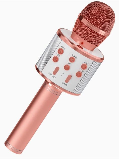 Kids Microphone, Camping Necessities, Story Music, Karaoke Microphone, Karaoke Machine, Vehicle Accessories, Rose Party, Girls Gift, Gold Branding