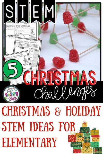 December Stem Activities, Upper Elementary Christmas, December Stem, Holiday Stem Activities, Christmas Stem Challenge, Holiday Stem, Elementary Science Activities, Steam Ideas, Lisa Taylor