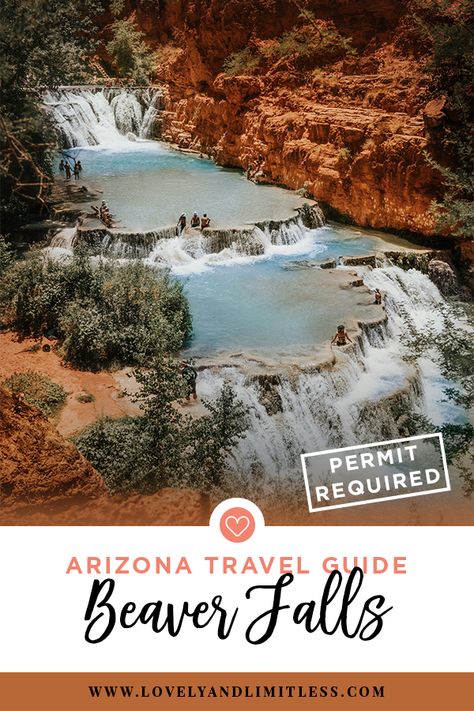 Havasupai Arizona, Hikes In Arizona, Arizona Travel Guide, Croatia Travel Guide, Beaver Falls, Hiking Places, Arizona Vacation, Arizona Road Trip, Arizona Hiking