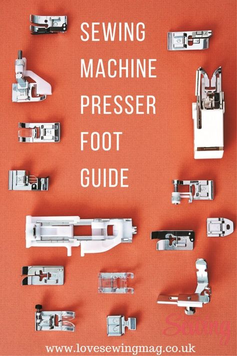 Presser Foot Guide, Sewing Machine Feet, Sewing 101, Sew Ins, Costura Diy, Beginner Sewing Projects Easy, Sewing Class, Quilting Tips, Sewing Projects For Beginners