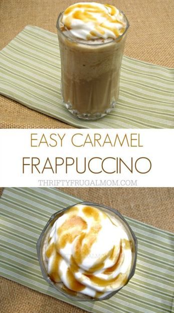 Make Your Own Caramel, Caramel Frappe Recipe, Easy Homemade Caramel, Leftover Coffee, Caramel Frappe, Frappe Recipe, Caramel Frappuccino, Easy Caramel, Starbucks Caramel