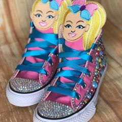 Image may contain: shoes Ladybug Tutu, Jojo Siwa Outfits, Converse Collection, Jojo Jojo, Jojo Siwa Birthday, 1st Birthday Tutu, Jojo Bows, Handmade Tutu, All Star Sneakers