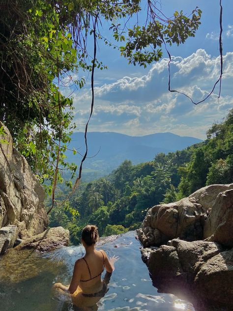 Thailand Waterfall, Thailand Places, Gap Year Travel, Thai Islands, Thailand Vacation, Thailand Photos, Koh Samui Thailand, Nature Instagram, Where To Travel