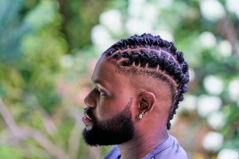 Loc Styles For Men Short, Barrel Twist Locs Men, Loc Hairstyles For Men, Barrel Twist, Boondocks Drawings, Short Dreadlocks Styles, Cornrow Braid Styles, Afro Hairstyles Men, Dread Hairstyles For Men