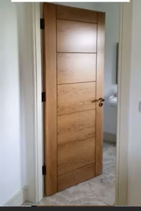 Front Main Door Design Wood, Modern Wooden Doors Bedrooms, Flush Doors Design Modern, Single Wooden Door, Bathroom Door Design, बेडरूम डिजाइन, House Main Door, House Front Door Design, Flush Door Design