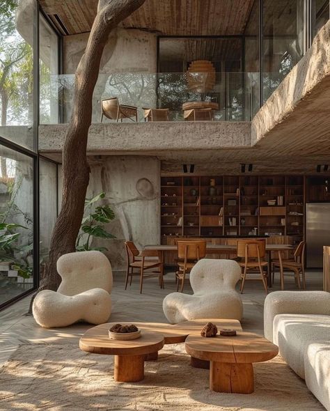 Biophilic Design: Interior Design Trends in 2025 Scandinavia House, Casa Container, Scandinavian Interior Design, Fantasy House, House Architecture, Scandinavian Interior, Scandinavian Home, Contemporary Living Room, Dream House Decor