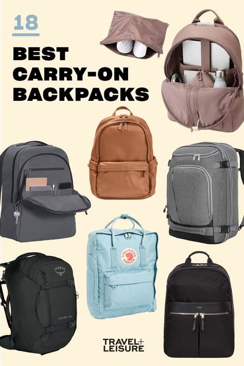 Travel + Leisure has combines all of the best backpack and book bag brands for carry on luggage. Click to see more of the best quality bags for traveling. #CarryOn #Luggage #Travel #BestBags #TravelTips #PackingHacks #HowtoPackLight | Travel + Leisure - The 18 Best Carry-On Backpacks Travel Wallpaper Iphone, Best Carry On Backpack, Travel Backpack Carry On, Underseat Carry On, Carryon Luggage, Best Travel Bags, Stylish Diaper Bag, Best Travel Backpack, Stylish Luggage