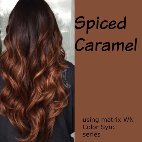 Spiced Carmel hair color Carmel Hair Color, Cinnamon Hair Colors, Cinnamon Hair, Balayage Blonde, Caramel Hair, Colored Curly Hair, Winter Hair Color, Trendy Hair Color, Hair Color And Cut