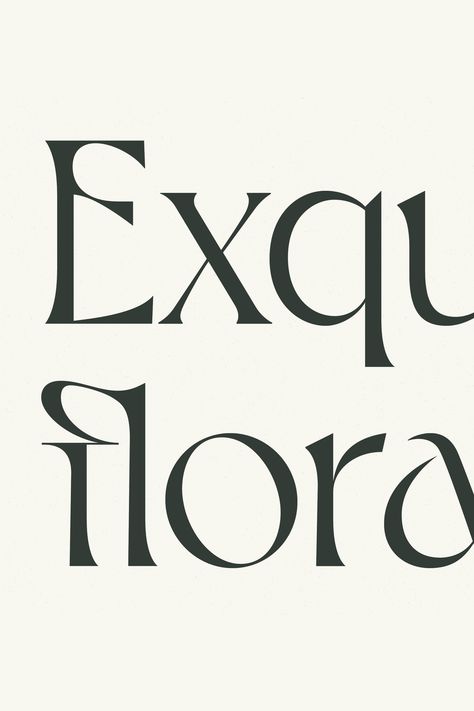 Natural, wild, sustainable and exquisite typography and type design for Coco in the Country, a leading floral design duo and team of florists based in Lincoln, UK. Designed by Jack Watkins. #typography #typefaces #logo #logos #branding #brand #logodesign Nature Typeface, Floral Typeface, Country Typography, Eden Logo, Organic Typography, Wild Typography, Organic Font, Type Pairings, Nature Typography