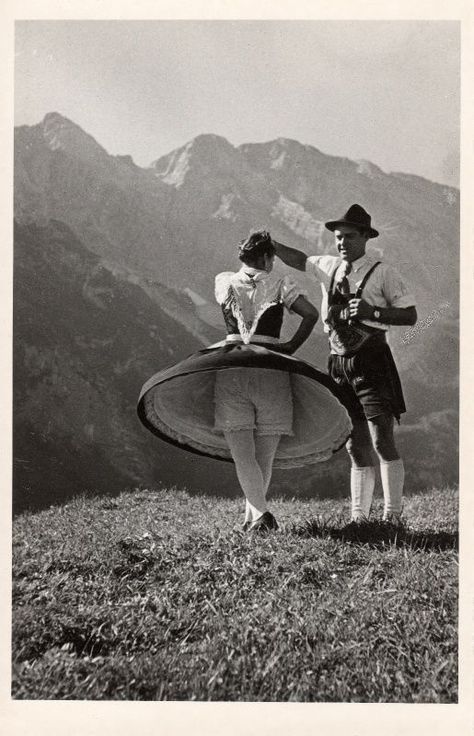 German Heritage, Alpine Style, Shall We Dance, Boogie Woogie, Folk Dance, My Heritage, Vintage Photo, Salzburg, Vintage Photographs