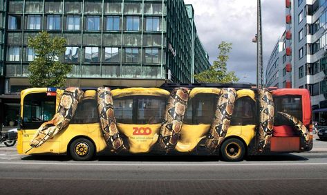 16 Innovative Bus Wrap Designs | Ink Tank Bus Wrap, Clever Advertising, Street Marketing, Guerilla Marketing, The Zoo, The Piano, Vinyl Wrap, Car Wrap, Honda Cr