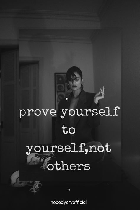 Prove yourself to yourself,not others Prove Yourself, Lockscreen Screenshot