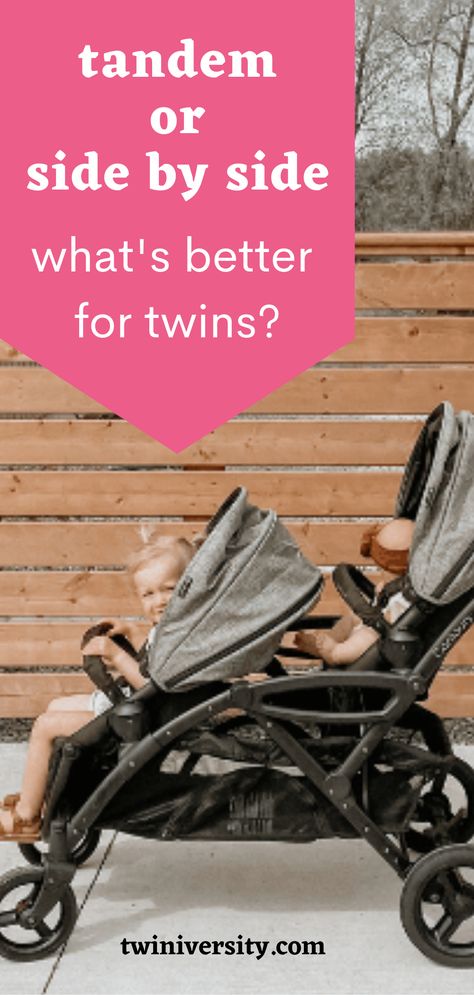 What twin stroller should you buy for twins? Is tandem or side by side better for your dynamic duo? Our fans put in their two cents to help you shop! Best Twin Strollers, Double Stroller For Twins, Tandem Stroller, Best Double Stroller, Twin Strollers, Travel System Stroller, Double Strollers, How To Have Twins, Travel System