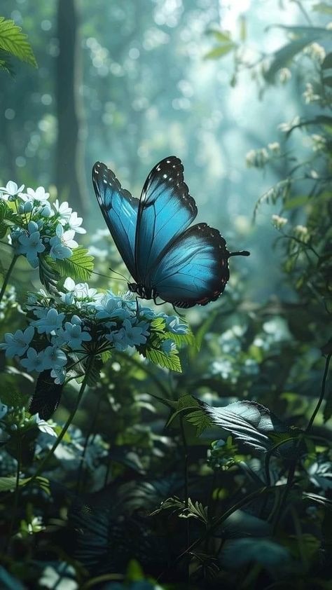 Monarch Butterflies Photography, Pretty Butterflies, Scenic Nature, Teal Butterfly, Blue Butterfly Wallpaper, Beautiful Profile Pictures, Blue Morpho Butterfly, Beginner Henna Designs, Beautiful Butterflies Art