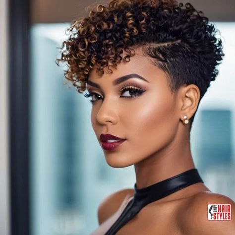 28. Undercut for Curly Hair | 33 Hottest Short Hairstyles For Black Women Short hairstyles for black women have always been a bold and expressive choice, showcasing a unique blend of confidence and style. With an extensive array of options available, it can be overwhelming to choose the perfect short hairstyle that complements your personality and enhances your. Short Tapered Bobs For Black Women, Short Curly Black Women Hairstyles, Short S Curl Hairstyles For Black Women, Short Updo Hairstyles For Black Women, Trending Hair Styles 2025, Short Bob Haircuts With Layers Fine Hair Black Women, Pixie Haircut On Natural Black Hair, Short Curly Haircut For Women, Jheri Curl Hairstyles Short