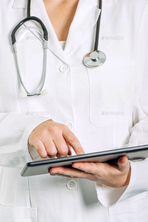 Female General, Hospital Office, Medical Website, Computer Photo, Male Doctor, Technology Photos, In Hospital, Tablet Computer, Geometric Logo