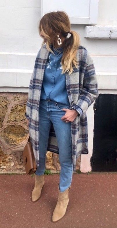 Shacket Outfit Women, Shacket Outfit, Check Coat, Black Book, Black Books, Work Fashion, Isabel Marant, Fashion Ideas, Women's Plaid Shirt