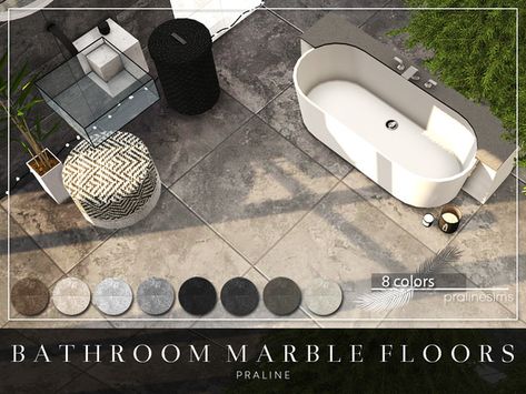 Sims 4 Bathroom, Sims 4 Cc Furniture Living Rooms, Mods Sims 4, Sims 4 Sims, Bathroom Marble, Sims 4 Kitchen, Sims 4 Tsr, Die Sims 4, Sims 4 Bedroom