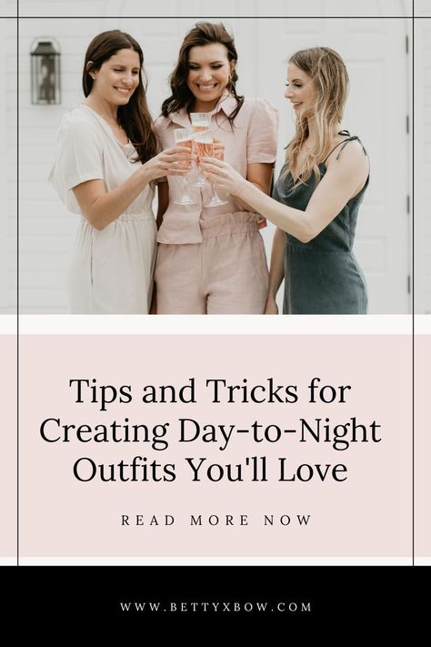 Take your wardrobe to the next level with these easy tips and tricks for creating day-to-night outfits! Get ready for compliments by mastering these outfit transformations today. Click now for all the inspo you need! Outfit Transformation, Fancy Dinner Date, Capsule Wardrobe Essentials, Easy Day, Fall Capsule Wardrobe, Fancy Dinner, Dinner Date, Day To Night, Look Here