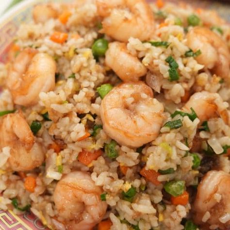 Shrimp Fried Rice - CJ Eats Recipes Chinese Shrimp Fried Rice, Fried Rice Recipe Video, Cj Eats, Chinese Shrimp, Shrimp Fried Rice Recipe, Cooking Chinese Food, Flavorful Shrimp, Chicken Fried Rice Recipe, Asian Rice